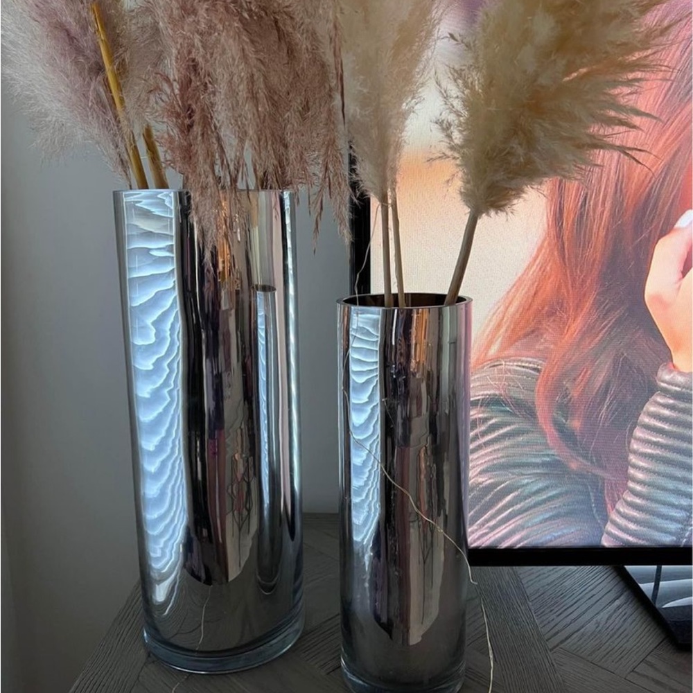 2 Pottery Barn Vases Perfect Condition
